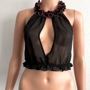 Intimate apparel ultra sexy seduction top Frederick’s of Hollywood new w/o tags